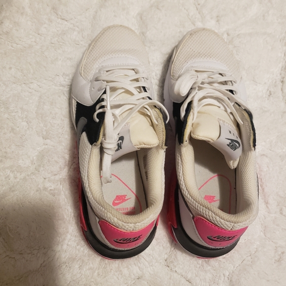 NIKE AIR MAX SNEAKERS WHITE-PINK SIZE:7.5 - Picture 8 of 11